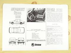 Škoda - automobily Škoda 1985 - 120 GLS - prospekt