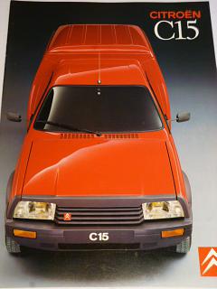 Citroën C 15 - prospekt - 1989