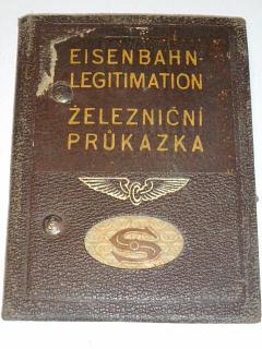 Eisenbahn Legitimation - železniční průkazka - 1939 - Protektorát Čechy a Morava - ČSD - ČMD