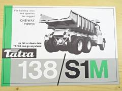 Tatra 138 S1 M ... one-way tipper... 1961 - prospekt