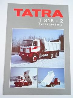 Tatra 815-2 SV2 28 210 6x6.2 - jednostranný sklápěč - prospekt