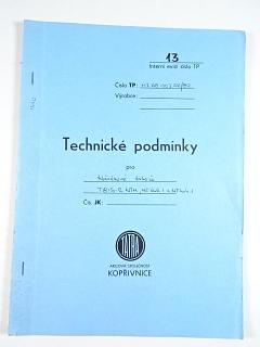 Tatra - technické podmínky pro návěsové tahače T 815-2 NTH, NT 6x6.1 a NT 4x4.1