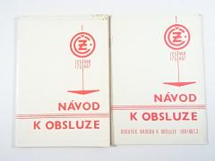 ČZ 125/488, 175/487 - návod k obsluze + dodatek ČZ 180/487-3