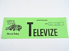 Autokros Nová Paka - Televize - volný průjezd