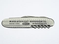Mikov - Mikulášovický kovoprůmysl n. p. Mikulášovice - reklama - visačka