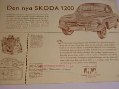 Škoda 1200 - prospekt - Imperia Stockholm