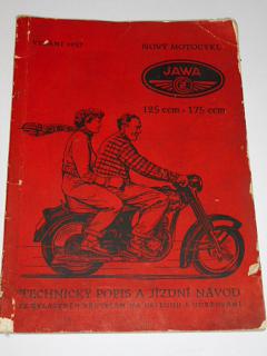 JAWA-ČZ 125/355, 175/356 - 1957 - návod k obsluze