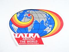 Tatra Around The World - Motokov Czechoslovakia - samolepka - Tatra 815 GTC