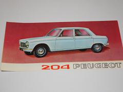 Peugeot 204 - 1967 - prospekt