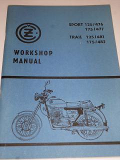 ČZ Sport 125/476, 175/477, Trail 125/481, 175/482 - Workshop manual