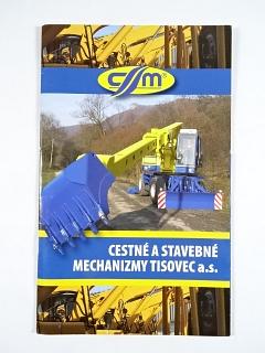 CSM - Cestné a stavebné mechanizmy Tisovec - prospekt - UDS 114 R - Tatra 815, UDS 214.11, UDS 211.11, UDS 232, UOS 155 - T55A, UTM 11.34, Scot-trac 2000 R