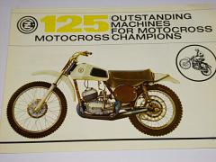 ČZ 125 Model 984.05 Motocross - Motokov - prospekt - 1973