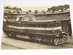 ČKD Praha - motorová lokomotiva T 444.0 - pohlednice