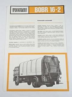 Bobr 16-2 - LIAZ 110.820 - komunální automobil - BSS - prospekt - 1970