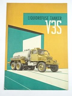 Praga V3S Liquidrefuse Tanker - prospekt - Motokov