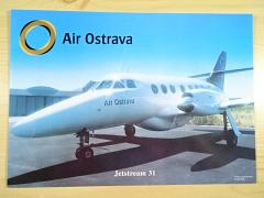 Air Ostrava - Jetstream 31 - leták bez textu