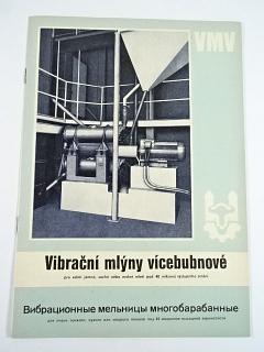 Přerovské strojírny - vibrační mlýny vícebubnové - prospekt - 1978