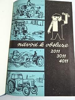 Zetor 2011, 3011, 4011 - návod k obsluze - 1963