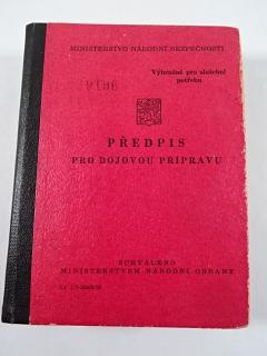 Předpis pro bojovou přípravu - 1952 - Ministerstvo národní bezpečnosti - SNB