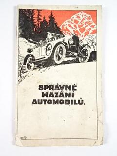 Správné mazání automobilů - Gargoyle - Mobiloil - Vacuum Oil Company