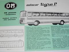 OM - Fiat - autocar Tigre P - prospekt - 1964