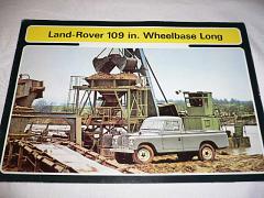 Land - Rover 109 in. Wheelbase Long - 1972 - prospekt