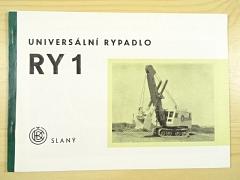 Universální rypadlo RY 1 - prospekt - ČKD Slaný, Švermovy závody