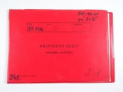 Provozní sešit vojenské techniky - elektrocentrála - ZB 5 Ac - G60