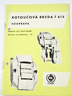 Pal autobrzdy - kotoučová brzda Tatra 613 souprava - 1978