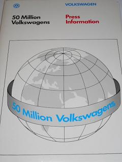 Volkswagen - 50 Million Volkswagens - Press Information - 1987