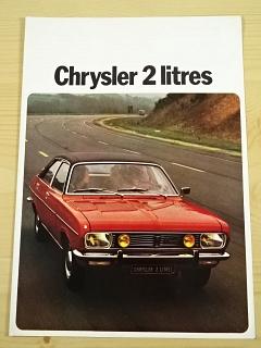 Chrysler 2 litres - 1973 - prospekt
