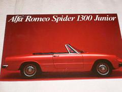 Alfa Romeo Spider 1300 Junior - prospekt