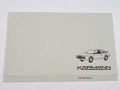 Volkswagen - VW Scirocco - Karmann - prospekt