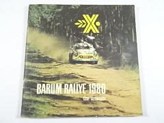 X. Barum Rallye 1980 - Mistrovství Evropy - Gottwaldov - program