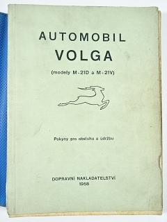 Volga - Volha - modely M-21 D a M-21 V - pokyny pro obsluhu a údržbu - 1958 - GAZ