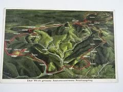 Der Welt grösste Autorennstrasse Nürburgring - pohlednice