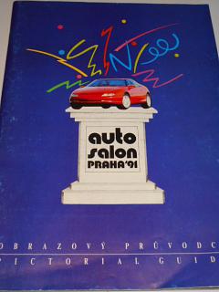 Autosalon Praha 1991 - obrazový průvodce - Škoda, Jawa, ČZ, Lancia, Mercedes, Fiat, Citroën, Toyota, VW, GM...