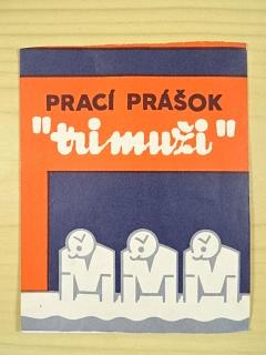 Prací prášok - Tri muži - reklamní sáček