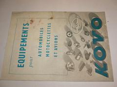 Kovo - Equipements pour automobiles, motocyclettes et avions