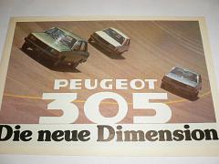 Peugeot 305 Die neue Dimension - prospekt