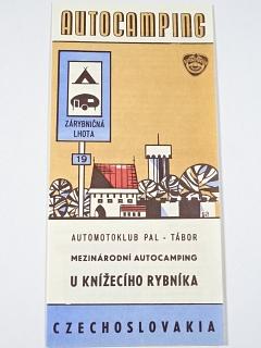 Automotoklub PAL - Tábor - mezinárodní autocamping U knížecího rybníka - prospekt