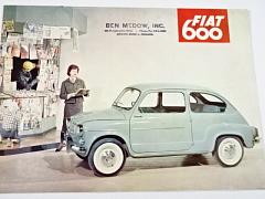 Fiat 600 - prospekt - USA