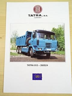 Tatra 815 - 260S24 33 255 6x6.2 - třínápravový sklápěč - prospekt