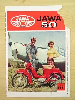 JAWA 50 model 555 - prospekt - Motokov