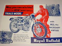 Royal Enfield - Trials model - 1958 - prospekt