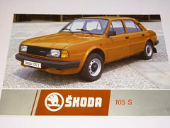 Škoda 105 S - prospekt - Motokov