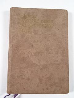 Machkův cestovní deník pro motoristy na rok 1935 - Zbrojnice motoristů Machek a spol. Praha - reklama Ogar 250