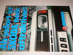 Škoda 105, 120, coupé - prospekt