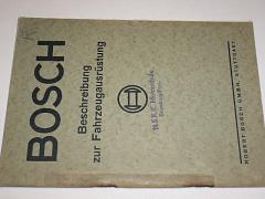 Bosch - Beschreibung zur Fahrzeugausrüstung - 1940