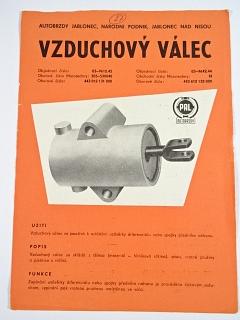 PAL autobrzdy - vzduchový válec - 1971